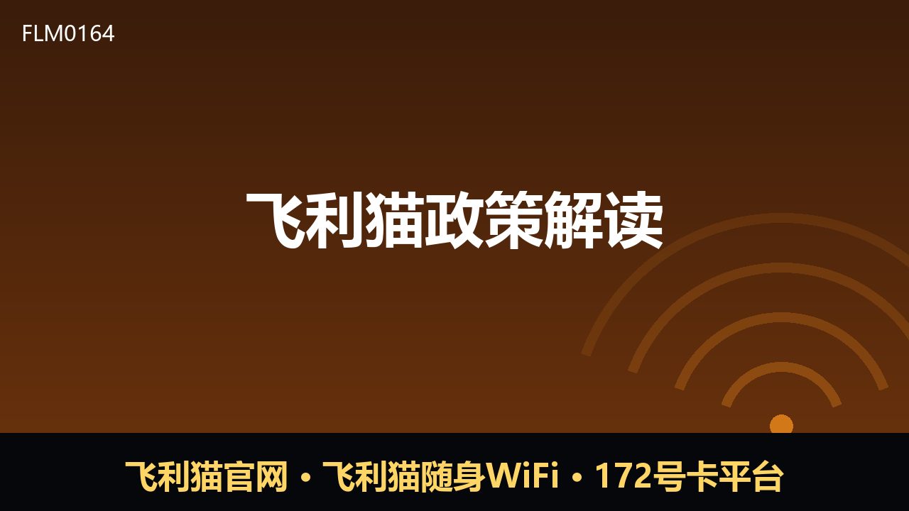 飞利猫政策解读：随身WiFi与号卡市场新动向